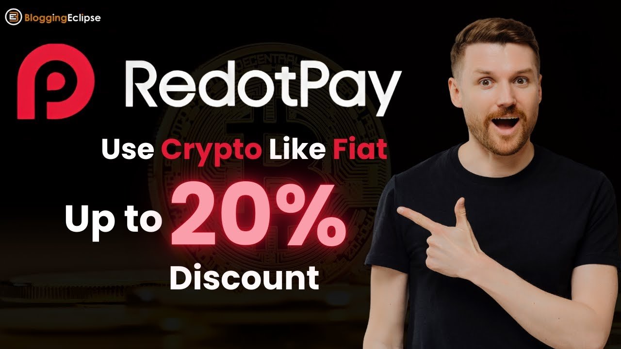 RedotPay: The Easiest Way to Spend Crypto Like Fiat! (Get 20% OFF)